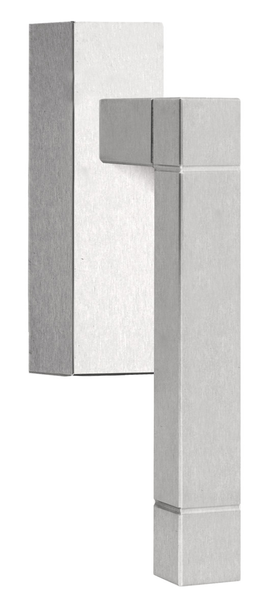 JB100-DKLOCK - L SQUARE JB100-DKLOCK locking tilt and turn window handle satin stainless steel left-turning