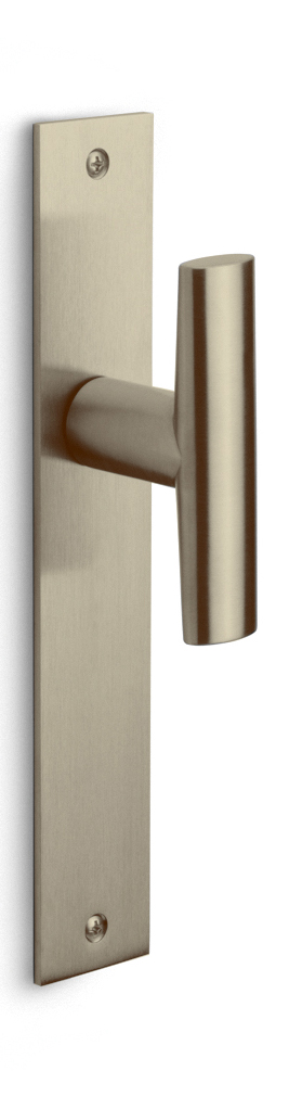 PBI103P236SFC - solid unsprung door handle on blind plate