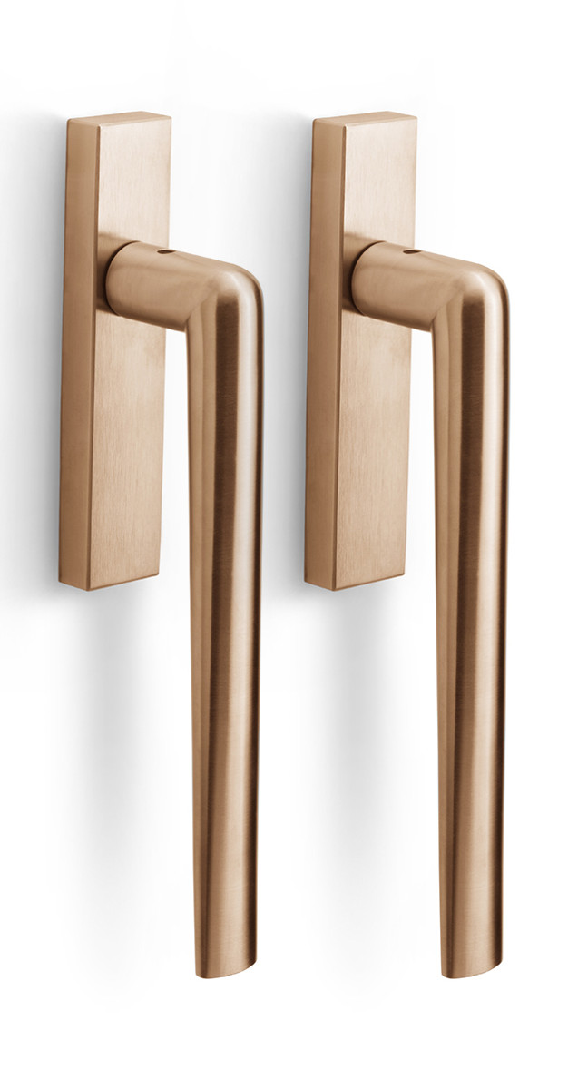 PBI230PA - set of lift-up sliding door handles blank PVD light bronze