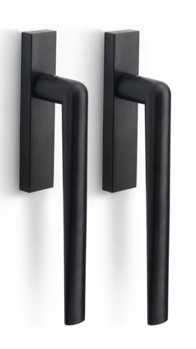 PBI230PA - set of lift-up sliding door handles blank PVD satin black