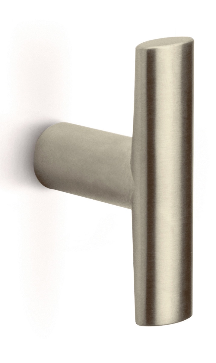 PBI16M - solid cabinet knob  satin stainless steel