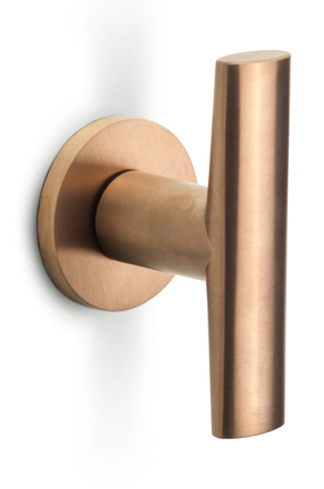 PBI103V/53 - fixed knob on rose PVD light bronze