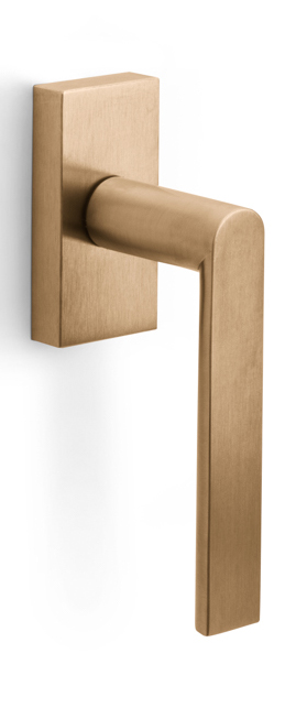 PBA100-DK - L ARC PBA100-DK non-locking tilt and turn window handle PVD light bronze left-turning
