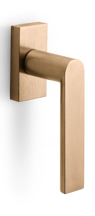 PBA101-DK - L ARC PBA101-DK non-locking tilt and turn window handle PVD light bronze left-turning