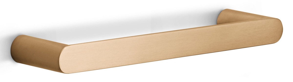 PBA16/160 - solid cabinet handle PVD champagne
