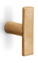 PBA13M - solid cabinet knob PVD champagne