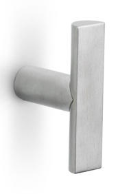 PBA16M - solid cabinet knob PVD champagne