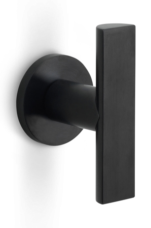 PBA102V/53 - fixed knob on rose PVD satin black