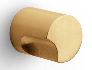 DR200V - fixed front door knob PVD satin gold