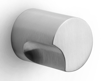 DR200V - fixed front door knob satin stainless steel