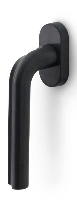 DR100-DK-O - R ECLIPSE DR100-DK-O non-locking tilt and turn window handle PVD satin black right-turning