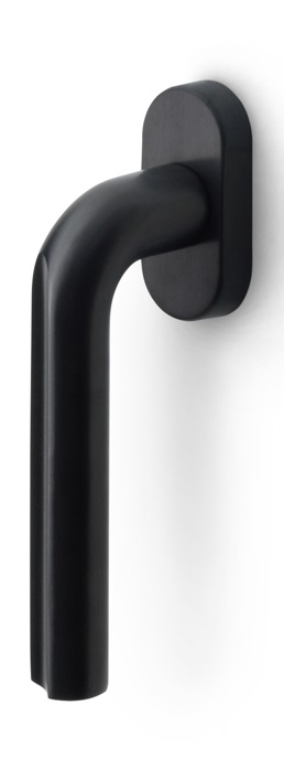 DR101-DK-O - R ECLIPSE DR101-DK-O non-locking tilt and turn window handle PVD satin black right-turning