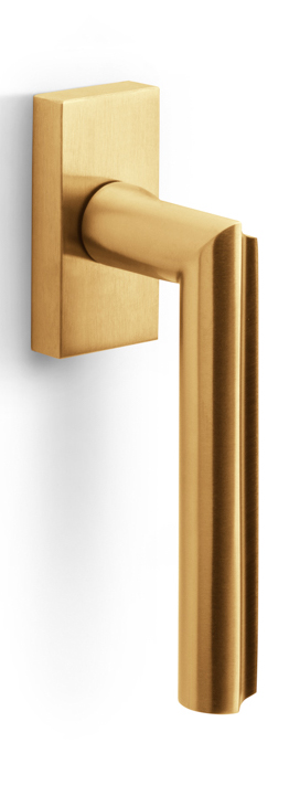 DR102-DK - L ECLIPSE DR102-DK non-locking tilt and turn window handle PVD satin gold left-turning