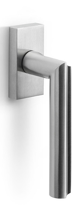 DR102-DK - L ECLIPSE DR102-DK non-locking tilt and turn window handle satin stainless steel left-turning