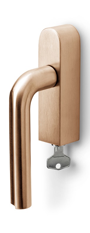 DR101-DKLOCK-O - R ECLIPSE DR101-DKLOCK-O locking tilt and turn window handle PVD light bronze right-turning