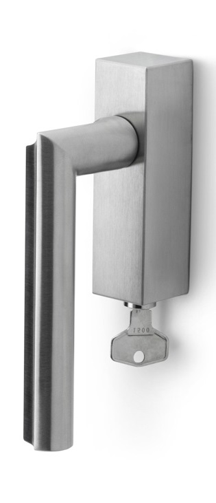 DR102-DKLOCK - R ECLIPSE DR102-DKLOCK locking tilt and turn window handle satin stainless steel right-turning