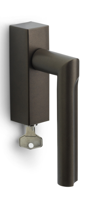 DR103-DKLOCK - L ECLIPSE DR103-DKLOCK locking tilt and turn window handle bronze left-turning