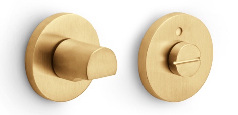 GLWC53 - turn and release set including Q5/6/7/8 spindle PVD satin gold