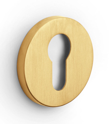 GLY53 - profile cylinder escutcheon PVD satin gold