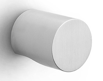 GL200V - fixed front door knob satin stainless steel