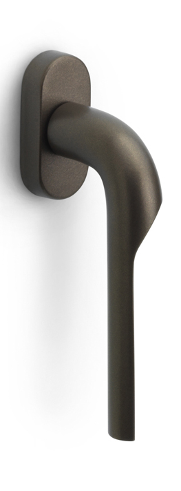 GL100-DK-O - L RIVIO GL100-DK-O non-locking tilt and turn window handle bronze left-turning