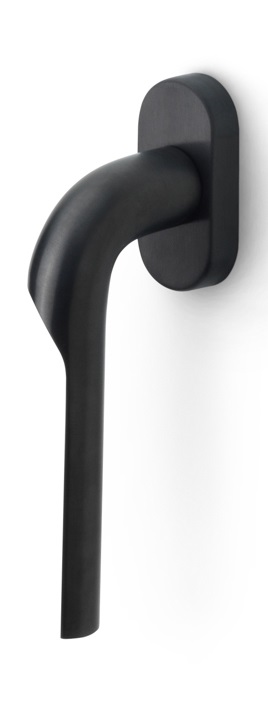 GL100-DK-O - R RIVIO GL100-DK-O non-locking tilt and turn window handle PVD satin black right-turning