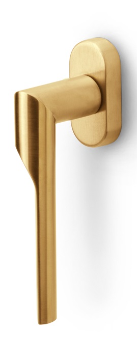 GL101-DK-O - R RIVIO GL101-DK-O non-locking tilt and turn window handle PVD satin gold right-turning