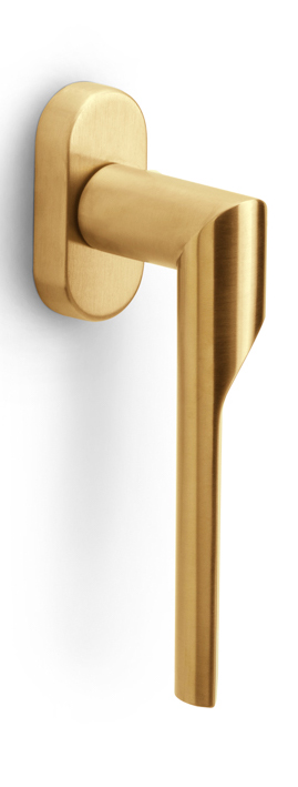 GL101-DK-O - L RIVIO GL101-DK-O non-locking tilt and turn window handle PVD satin gold left-turning