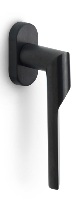 GL101-DK-O - L RIVIO GL101-DK-O non-locking tilt and turn window handle PVD satin black left-turning