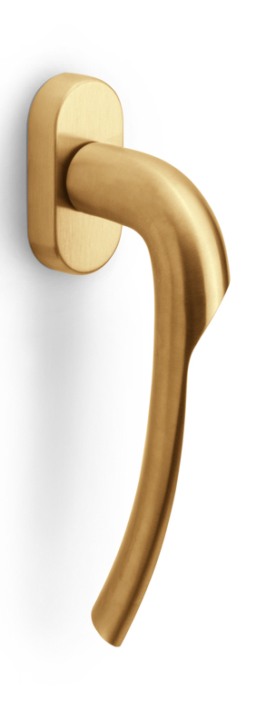 GL102-DK-O - L RIVIO GL102-DK-O non-locking tilt and turn window handle PVD satin gold left-turning