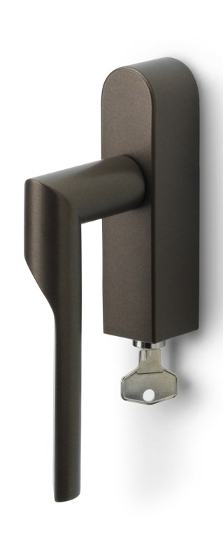 GL101-DKLOCK-O - R RIVIO GL101-DKLOCK-O locking tilt and turn window handle bronze right-turning