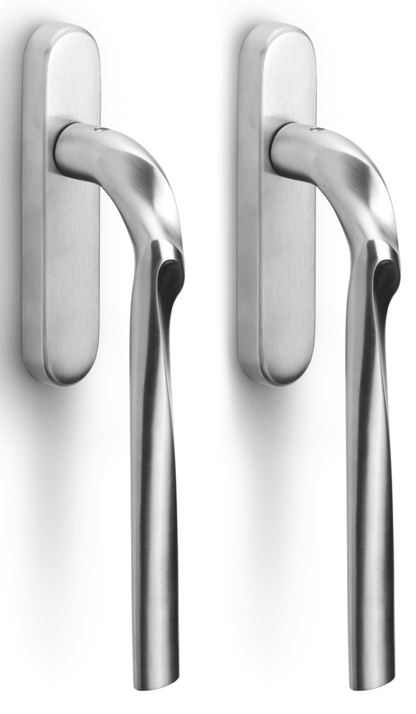 ZH230PA - set of lift-up sliding door handles satin stainless steel