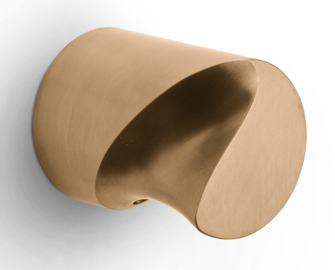 ZH200V - fixed front door knob PVD light bronze