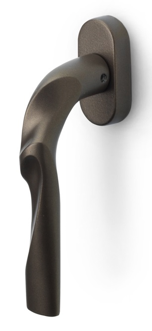 ZH100-DK-O - L ELEEZ ZH100-DK-O non-locking tilt and turn window handle bronze left-turning