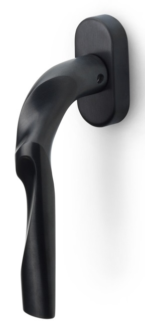 ZH100-DK-O - L ELEEZ ZH100-DK-O non-locking tilt and turn window handle PVD satin black left-turning