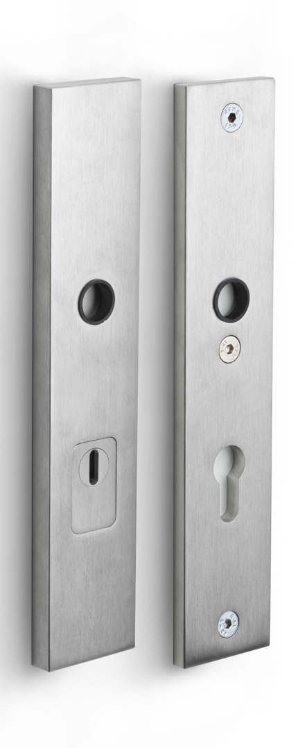 LSQSM50KTPC55 - solid security plates with cylinder protection to suit door handles SKG*** PC55