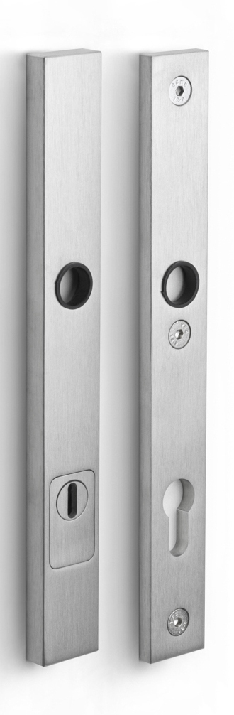 LSQSM28KTPC92 - solid security plates with cylinder protection to suit door handles SKG*** PC92