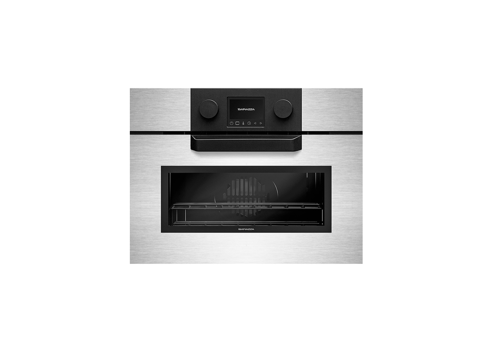 Icon Steel built-in compact combi-microwave oven