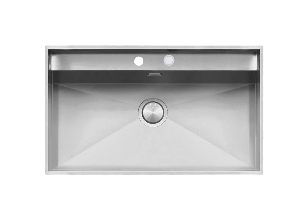 86x51 cm Lab built-in, flush and undermounted sink