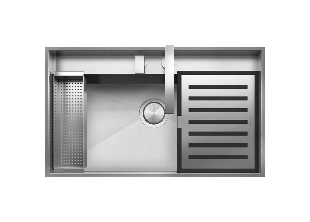 86x51 cm Lab Kit built-in, flush and undermounted sink