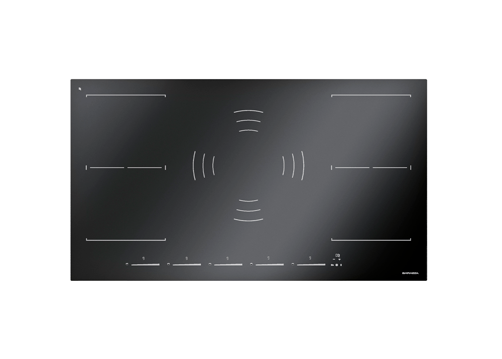 90 cm Space built-in and flush hob
