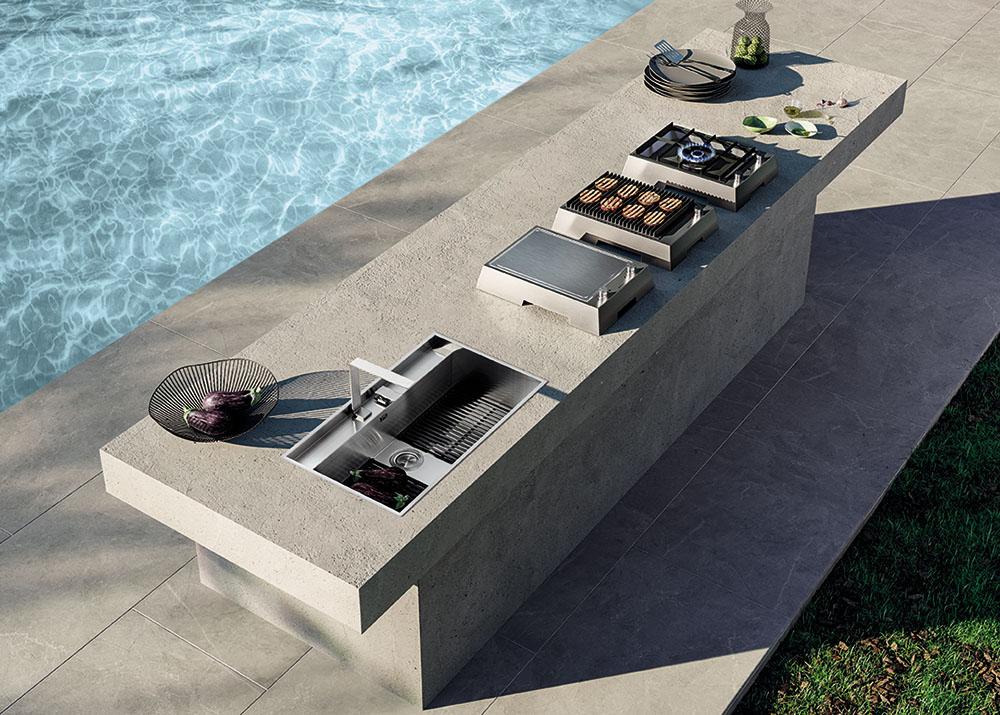 40 cm freestanding Thalas hob