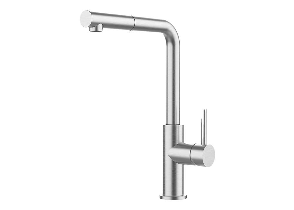 Officina One Shower Steel mixer tap